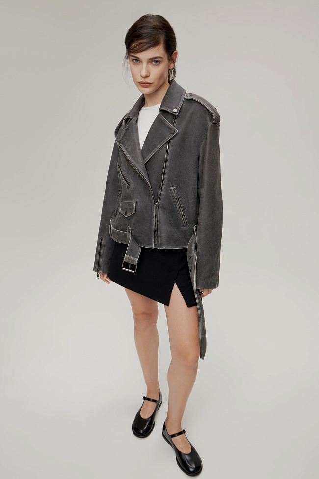 картинка Кожаная куртка ROME от магазина Одежда+
