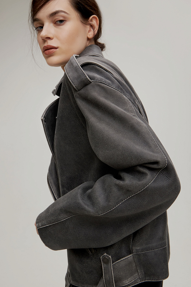 картинка Кожаная куртка ROME от магазина Одежда+